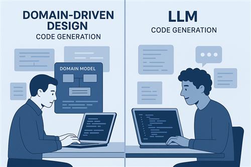 So sánh sinh mã bằng Domain-Driven Design với LLM: đâu là lựa chọn hiệu quả, nhất quán và bền vững cho phát triển phần mềm hiện đại?