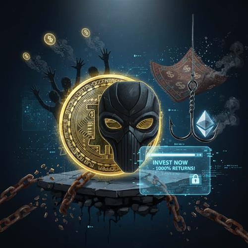 Các loại lừa đảo crypto phổ biến nhất: Ponzi, rug pull, phishing, fake exchange và cách phòng tránh mất tiền điện tử.