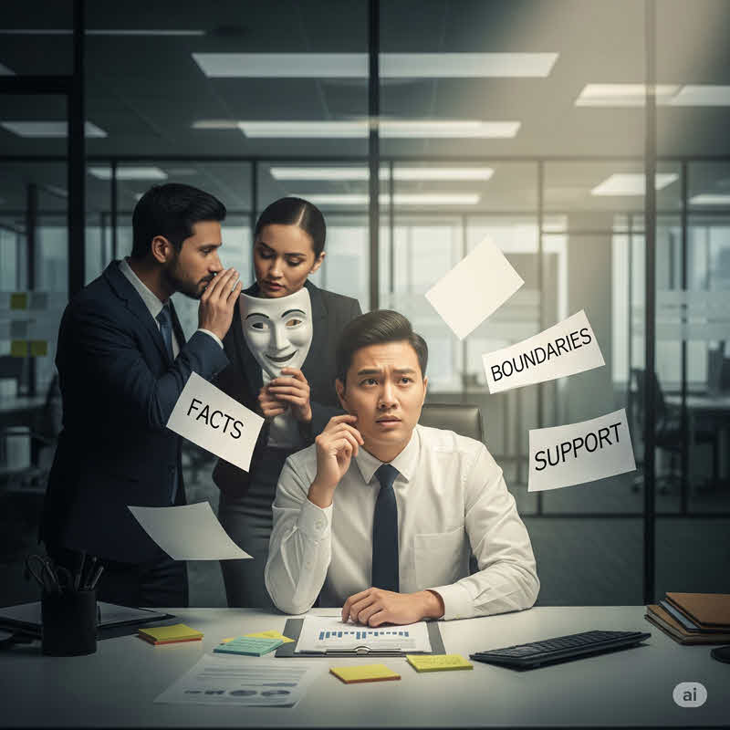 Giải pháp chống gaslighting nơi công sở: nhận diện thao túng tâm lý, thiết lập ranh giới, giữ vững niềm tin và bảo vệ bản thân.