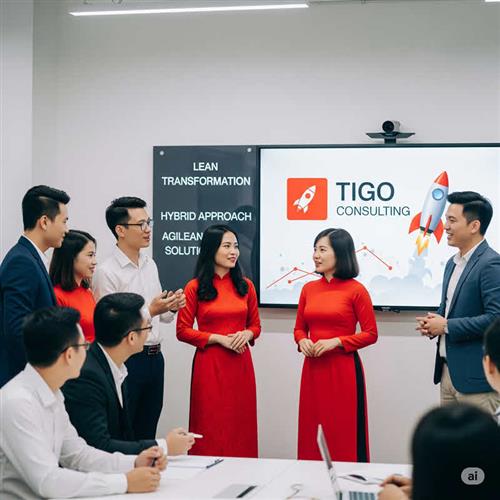 Nhóm nhân viên SMB thảo luận chiến lược hiện đại hóa dữ liệu, chuyển đổi số và giải pháp Agilean trong môi trường làm việc số hóa.