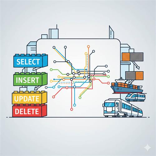 Compositionality là nghệ thuật ghép nối: từ SQL, tàu điện ngầm Tokyo đến container, ít mảnh ghép nhưng kết nối mạnh mẽ.