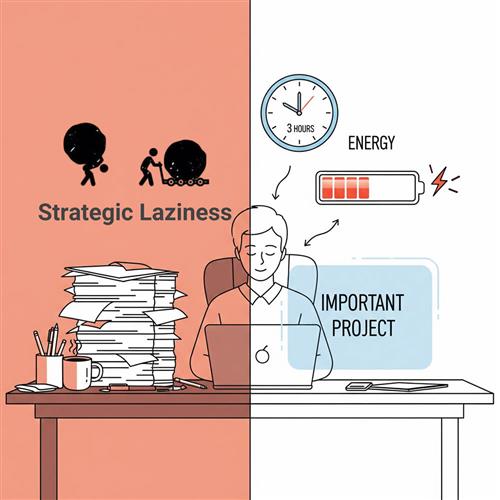 “Khám phá các kiểu lười: thể chất, trí óc, cảm xúc, chiến lược, thói quen – từ tật xấu đến chiến lược sống thông minh.”