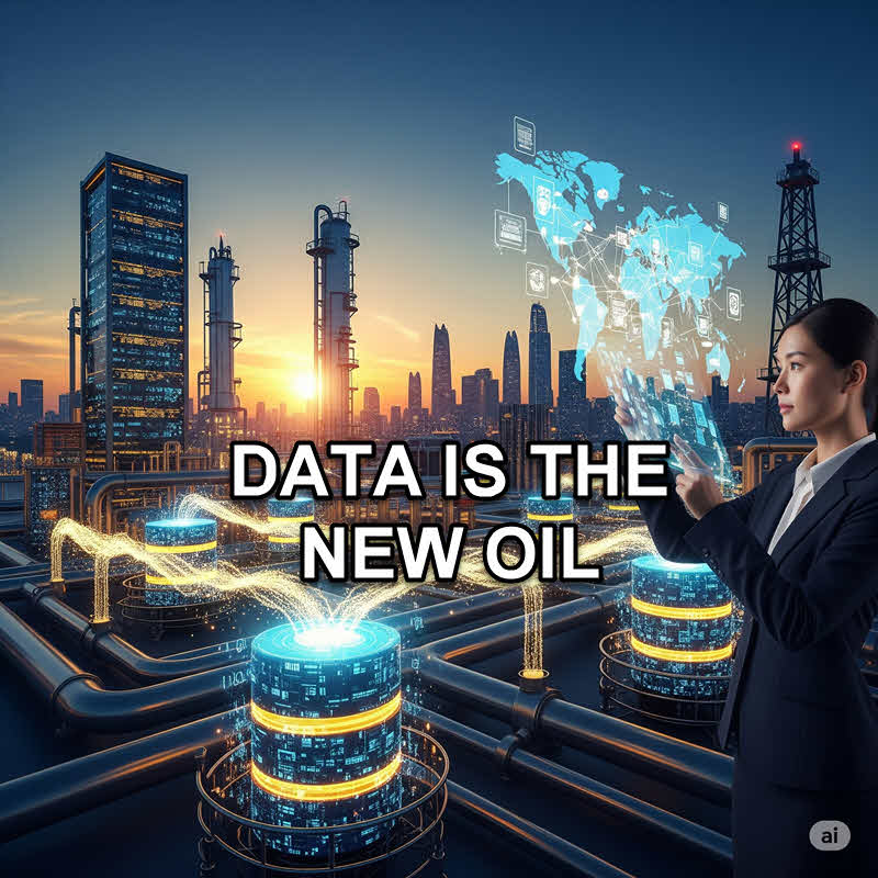 Data is the new oil - Dữ liệu là nguồn dầu mỏ mới