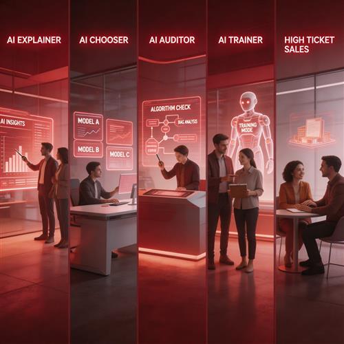 5 nghề mới trong kỷ nguyên AI: AI explainer, AI chooser, kiểm toán AI, huấn luyện AI và bán hàng cảm xúc khó bị thay thế