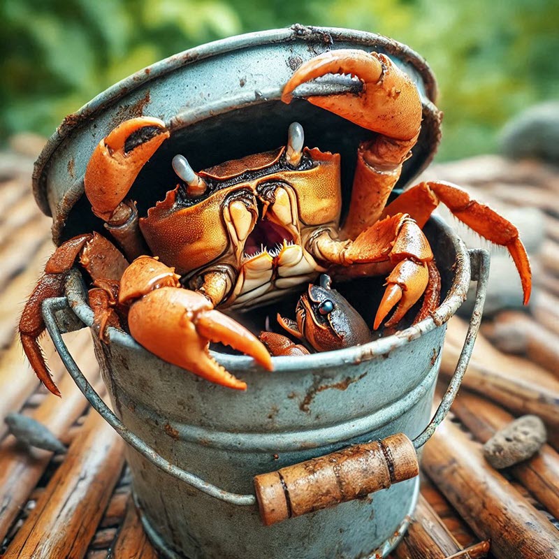 Đừng để "hiệu ứng con cua" kéo bạn xuống – hãy kiên định theo đuổi mục tiêu và lắng nghe tiếng nói bên trong.