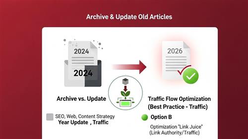 Tóm tắt 3 phương án: Update, Archive, Clone bài viết cũ. Giúp giữ Link Juice, tránh Duplicate Content & Cannibalization, tối ưu SEO cho năm 2026.