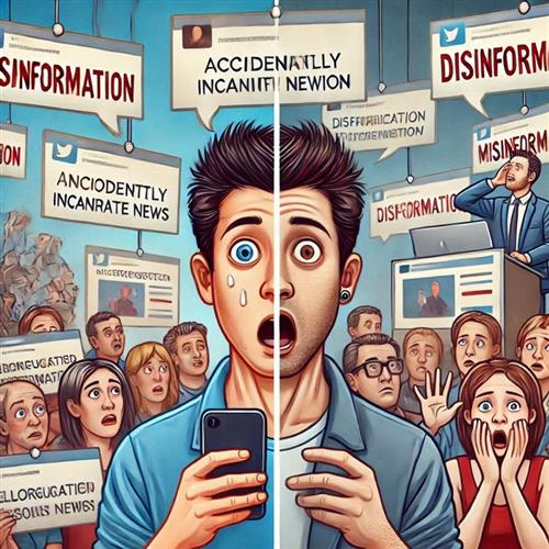 Misinformation và disinformation là thông tin sai lệch, nhưng misinformation không có chủ đích lừa dối, còn disinformation được lan truyền có mục đích